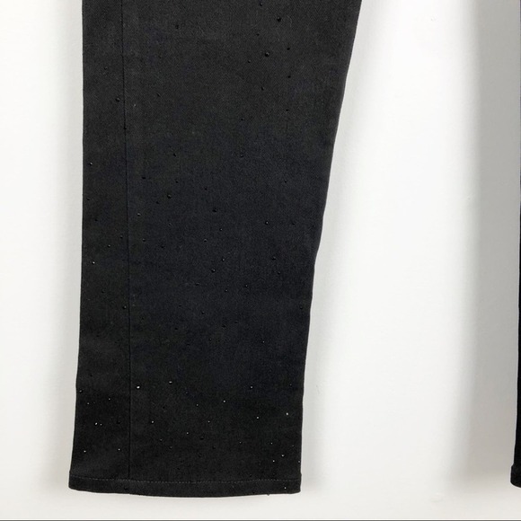 Ralph Lauren Black Label 867 Rhinestone Straight Leg Jeans 30 - Picture 8 of 14